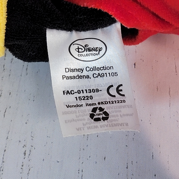 Disney Mickey Mouse Y2K Stuffed Plush Toy Collectible Medium - Picture 4 of 8